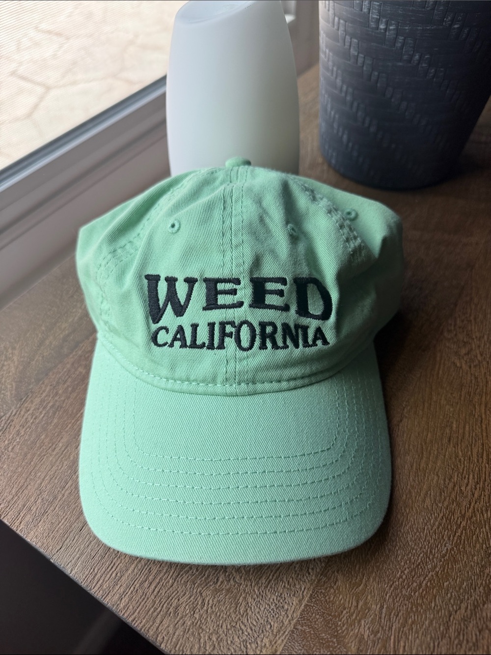 WEED California Mint Green Baseball Cap